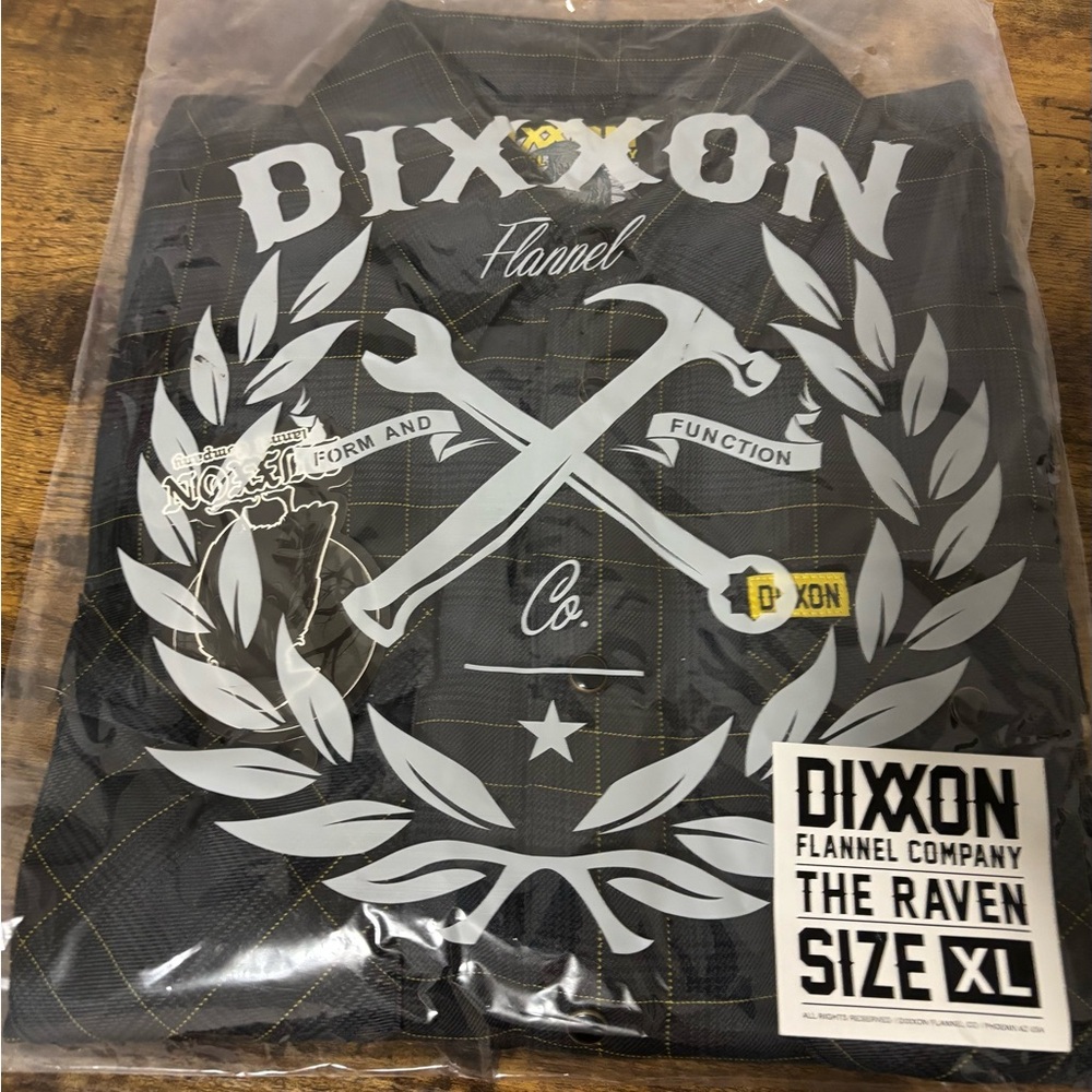 RARE The Raven Dixxon Flannel. Sold out and limited edition.